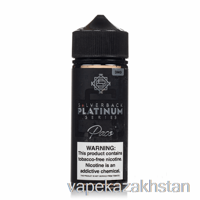 Vape Kazakhstan Paco - Silverback Platinum Series - 120mL 3mg